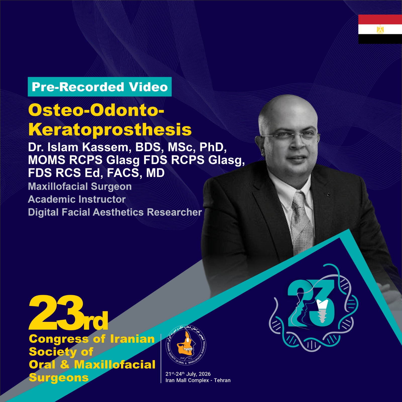 Dr. Islam Kassem,BDS, MSc, Phd, FACS, MD Dr. Islam Kassem,BDS, MSc, Phd, FACS, MD